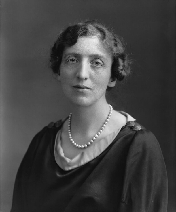 Photographic portrait of Caravan Club member and suffrage campaigner Lady Denman