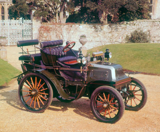 A 1899 Daimler 12hp veteran car