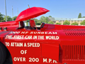 National Motor Museum Workshop Volunteer Phil Hibbard Steers Sunbeam In The Heat On Packing Day