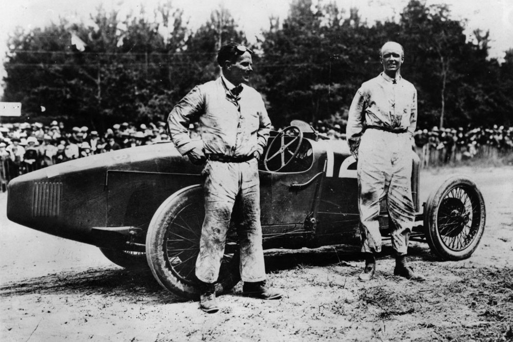 Segrave (right) at the 1923 French GP