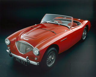 A 1956 Austin Healey 100M