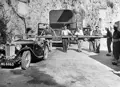 Mgtc Goldie Gardner At Border Crossing Italy France 1948