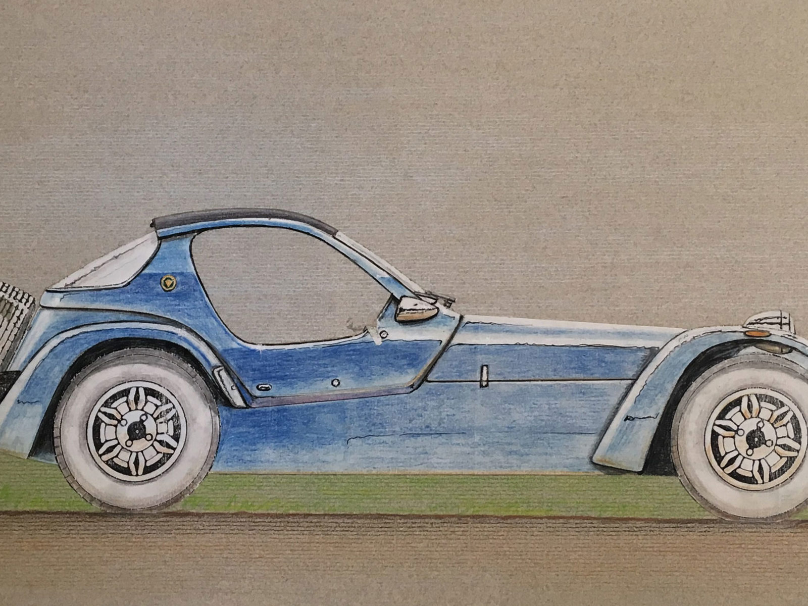 Drawing for the Lotus Seven