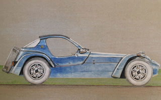 Drawing for the Lotus Seven