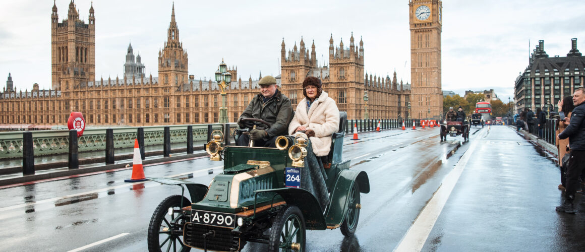 London to Brighton Run 2025 - Guy Loveridge on Westminster Bridge