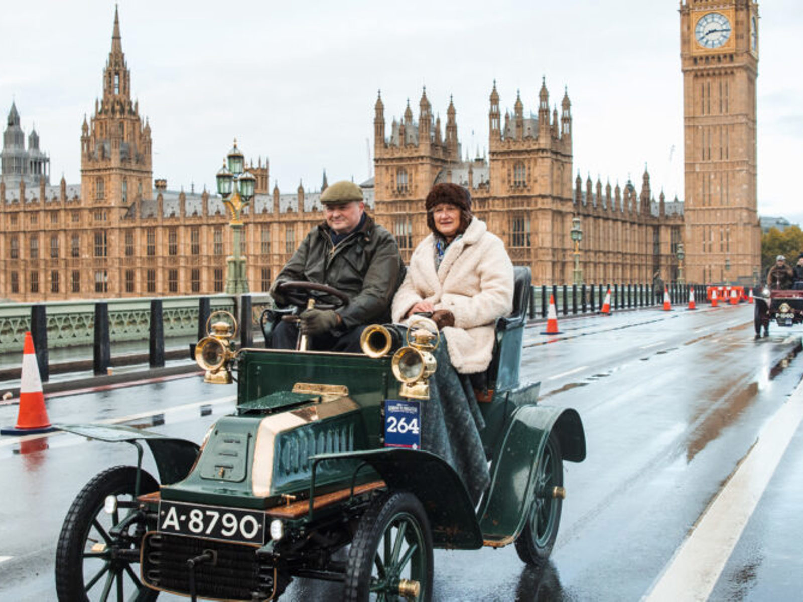 London to Brighton Run 2025 - Guy Loveridge on Westminster Bridge