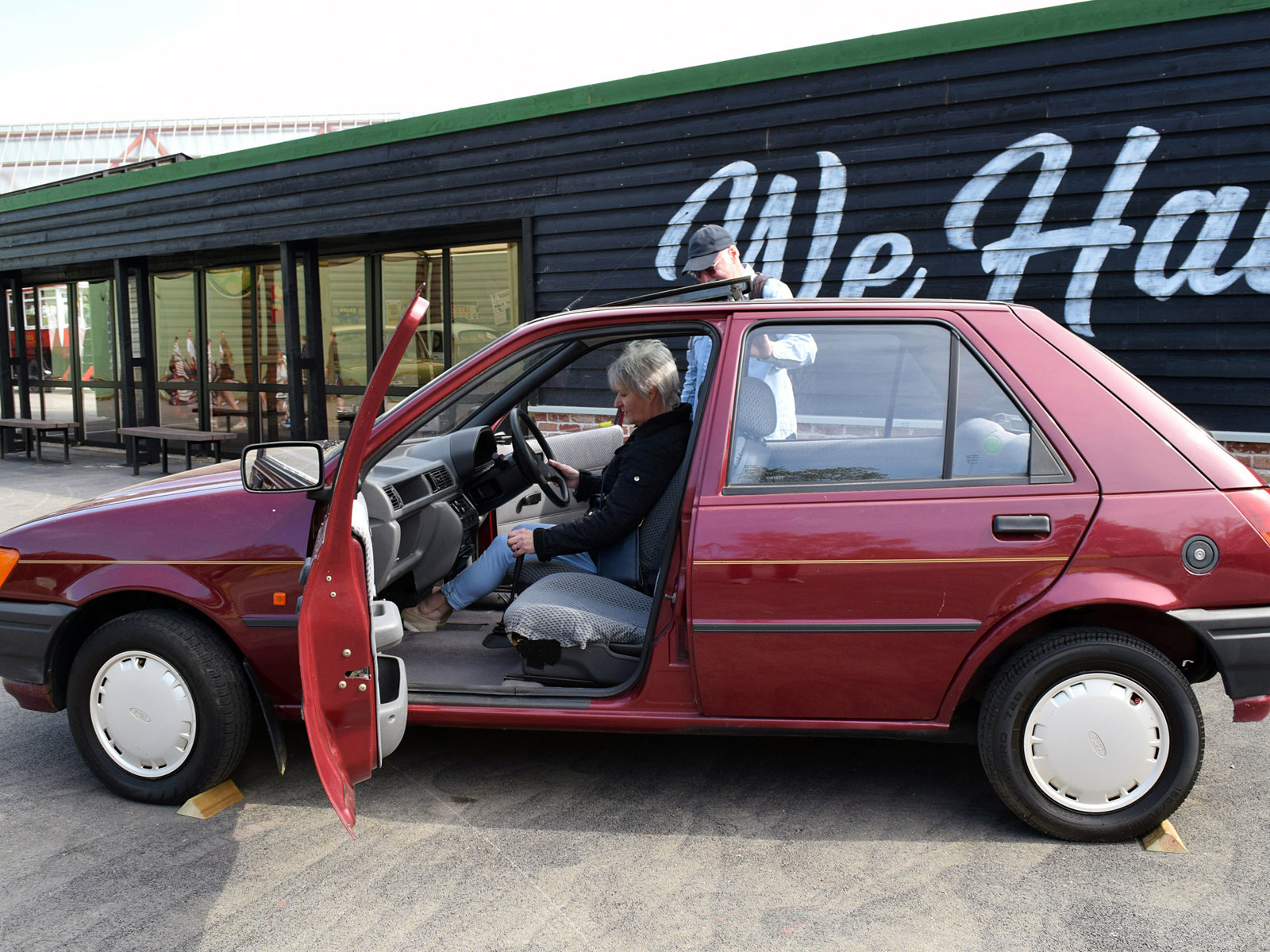 We Had One Of Those Fiesta in front of WHOOT