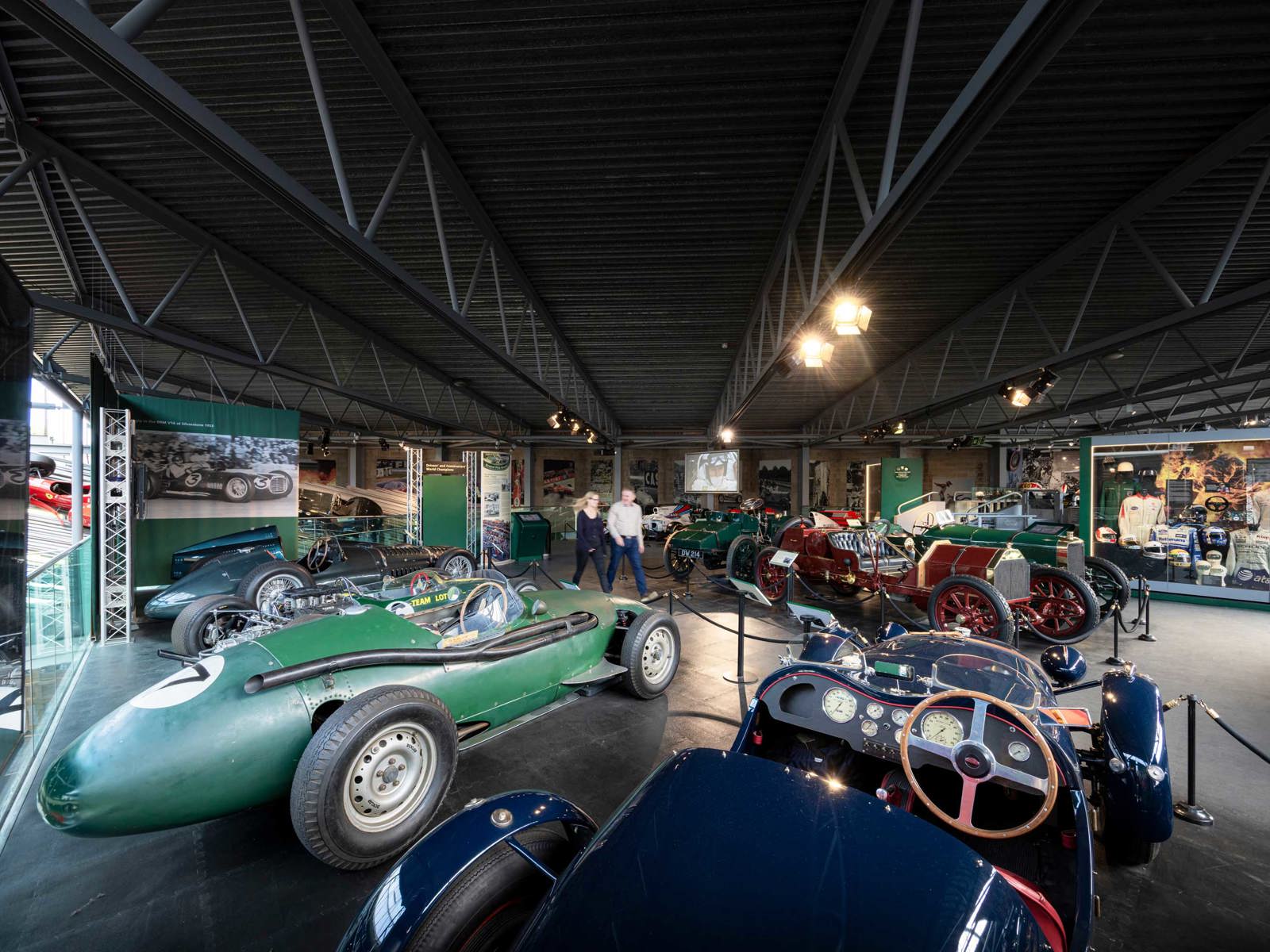 Classic Formula One vehicles in the National Motor Museum