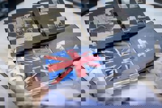 archive photographic album of Sunbeam vehicle