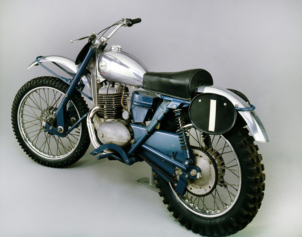 A 1961 Greeves Hawkstone motorcycle