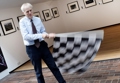 Lord Montagu of Beaulieu opening the new In Focus Gallery at the National Motor Museum