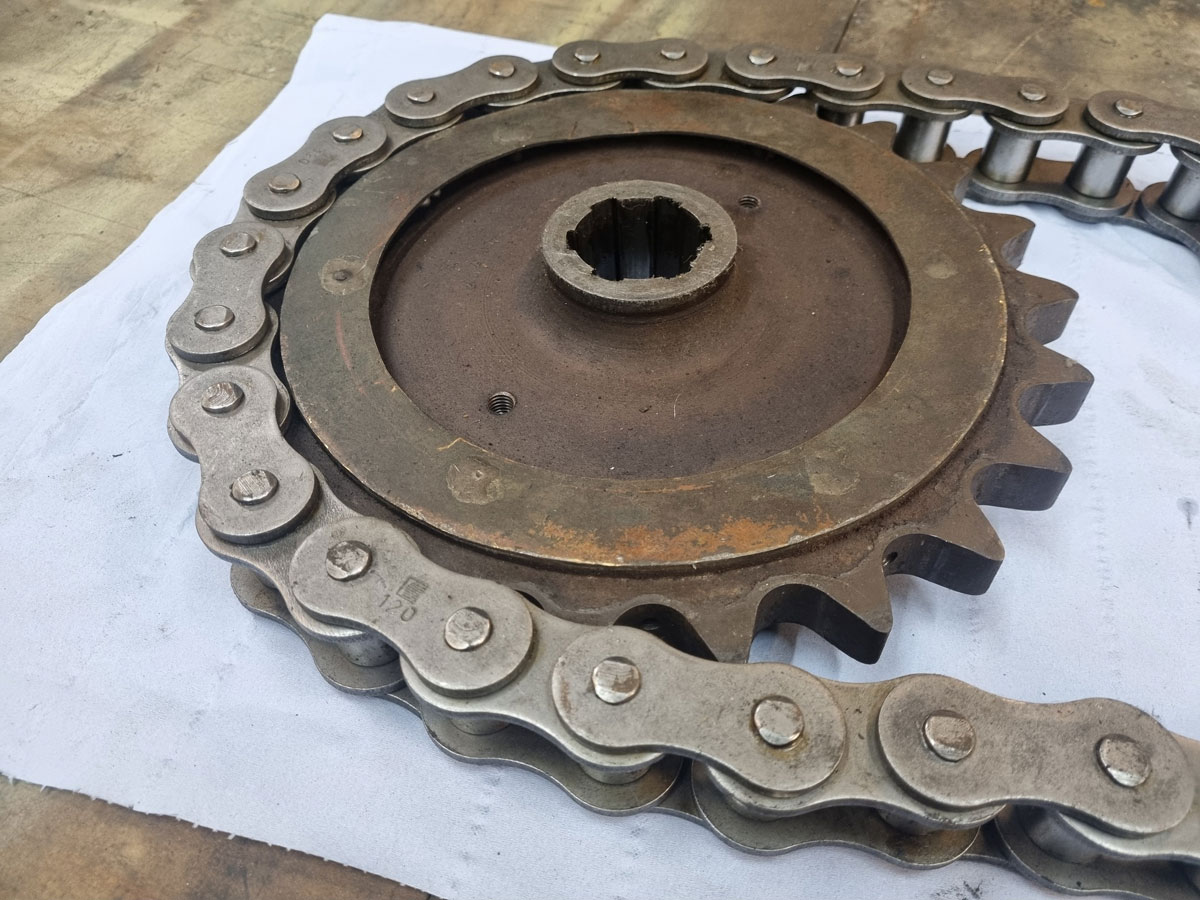Drive chains which glowed red hot after factory testing have had to be replaced