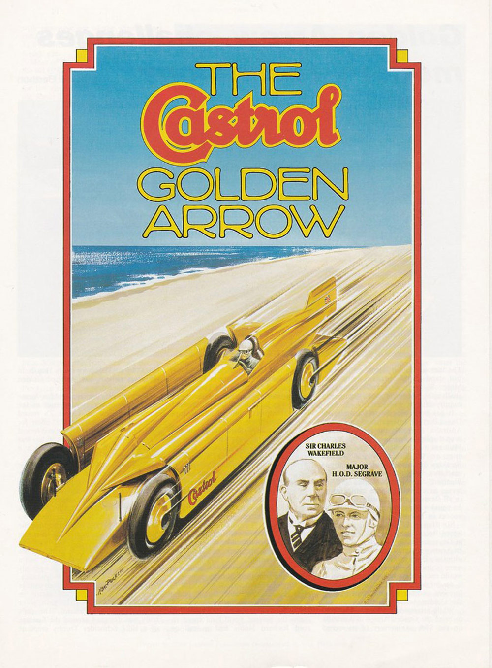 Golden Arrow used to promote Castrol