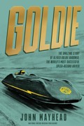 front cover of Goldie book depicting land speed record vehicle 