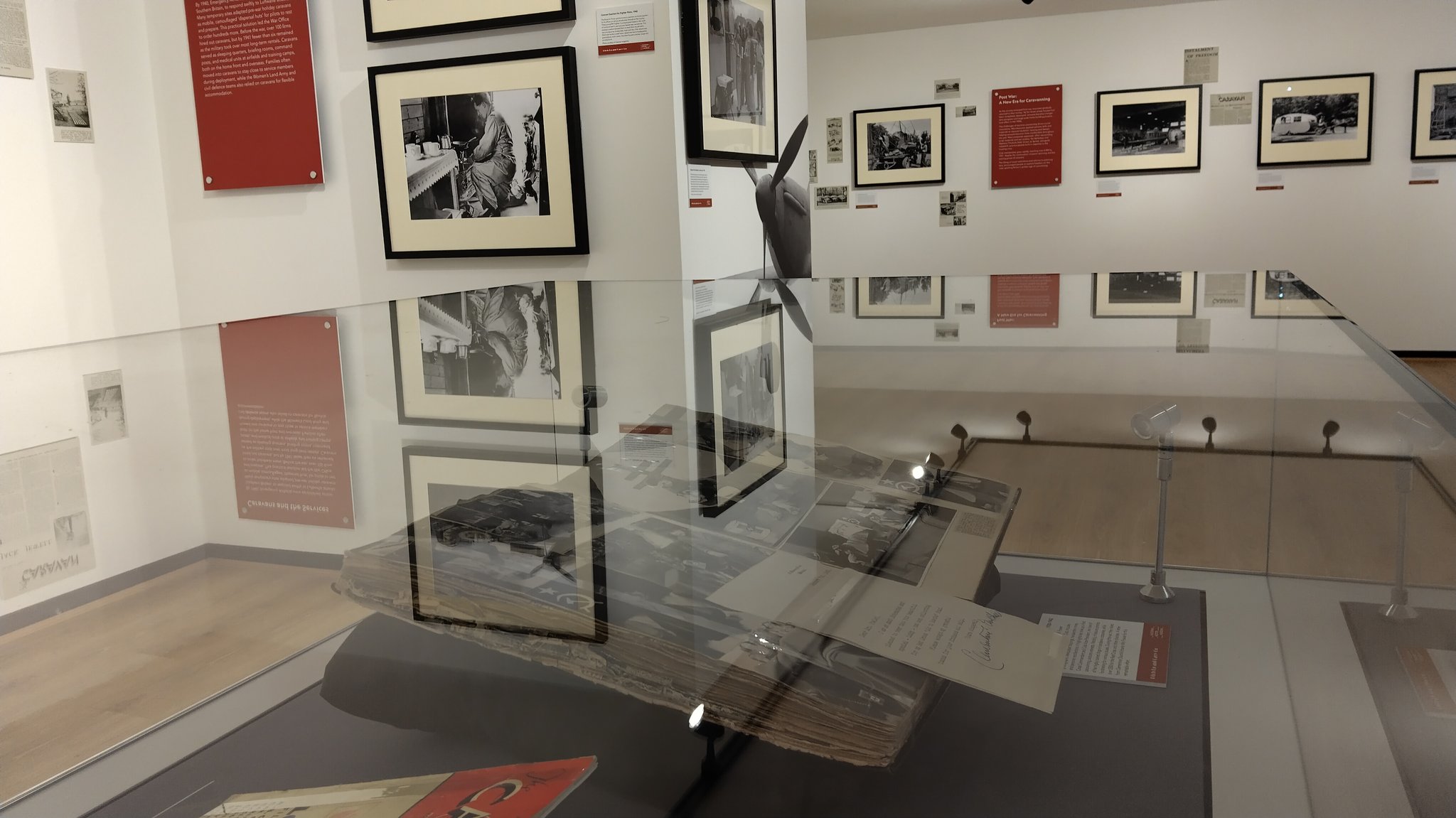 Pitch Up and Carry On - the Caravan and Motorhome Club Collection exhibition, caravans in World War II
