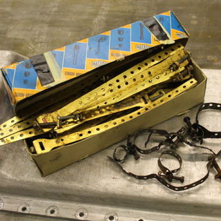 New-old-stock hose clips for the Sunbeam 1000hp