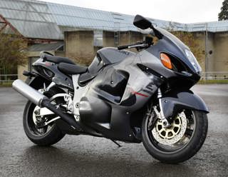 A 1999 Suzuki GSX1300R Hayabusa Motorcycle