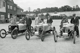 Members of the Junior Car Club, Brooklands, 1921