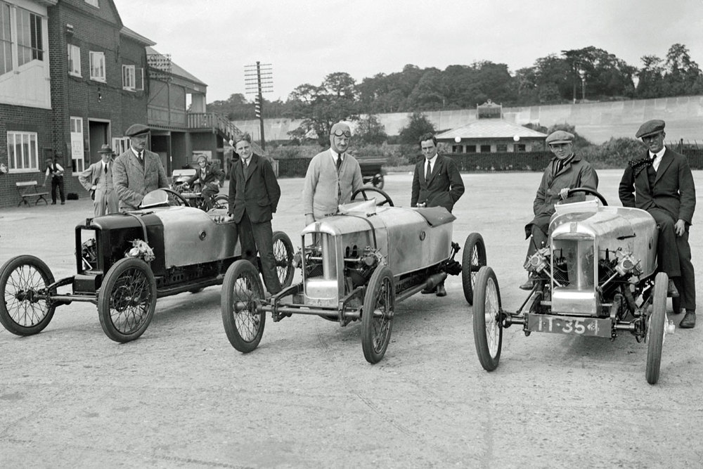 Members of the Junior Car Club, Brooklands, 1921