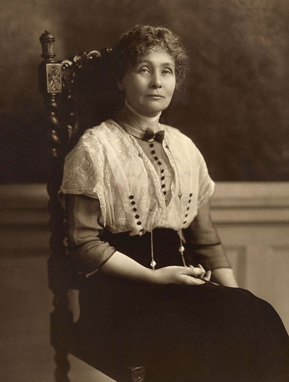 Emmeline Pankhurst, 1913 (The Library of Congress/WikiCommons)