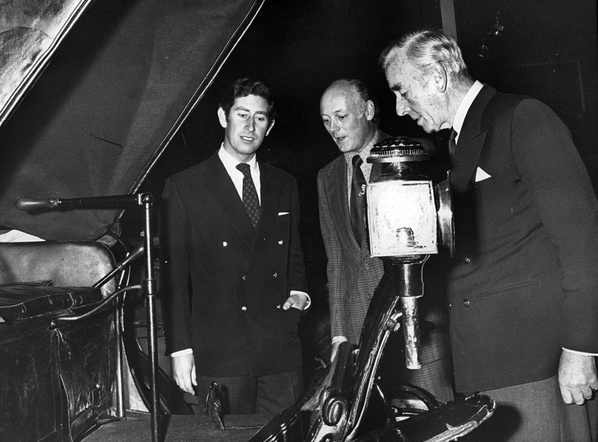 Lord Montagu With Prince Charles And Lord Mountbatten1974