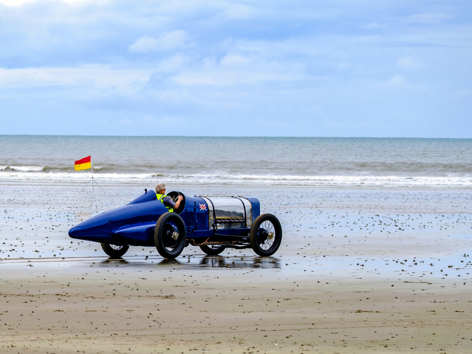 Sunbeam 350hp at Pendine (1)