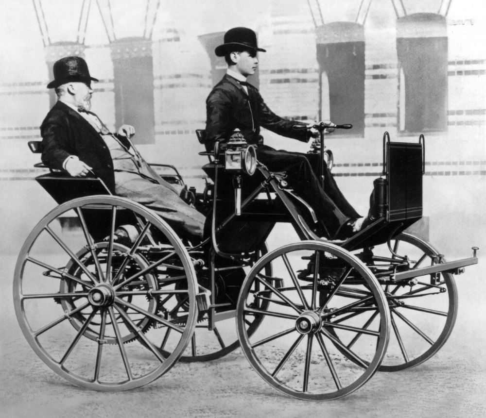 Archive image of Gottlieb Daimler in Daimler, 1866