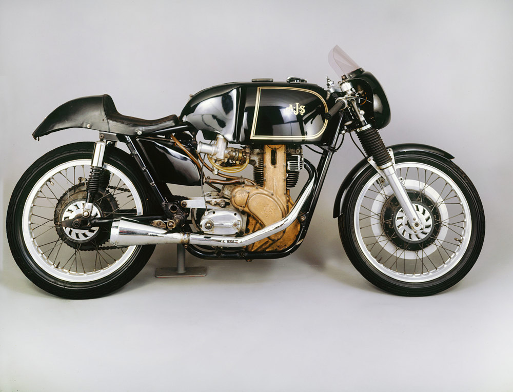 A 1958 AJS 7R motorcycle