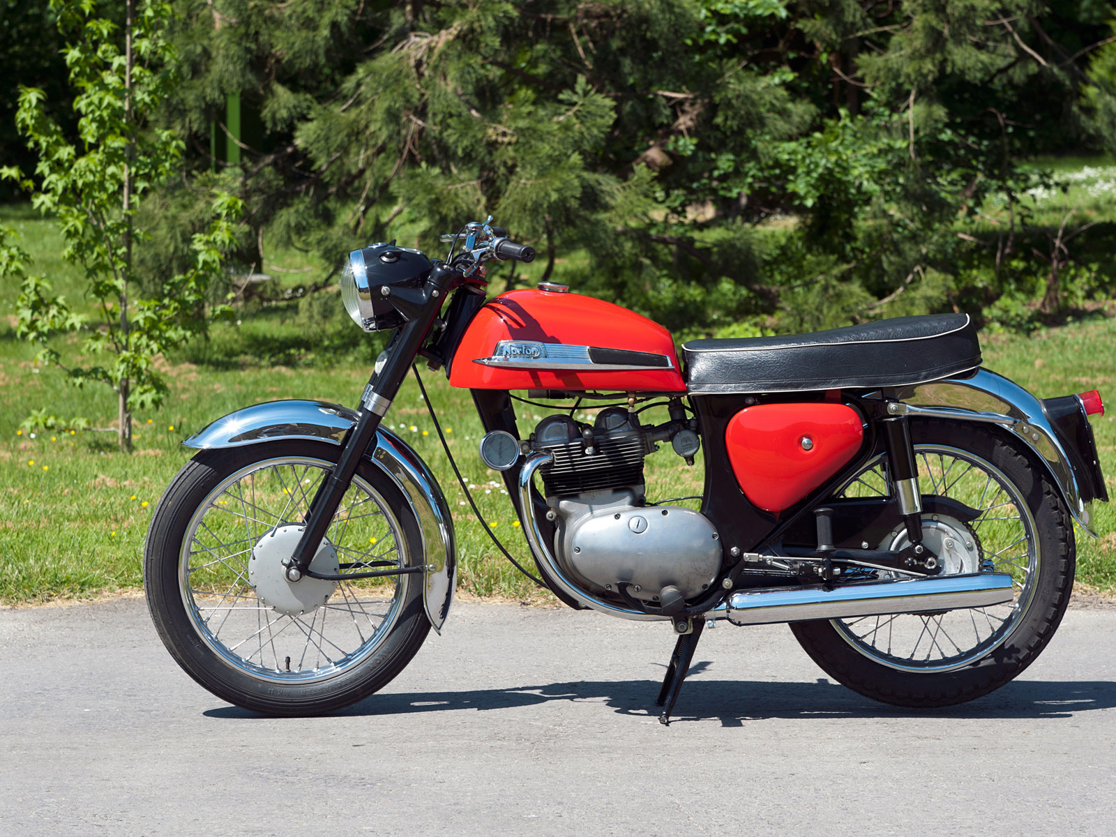 A 1961 Norton Jubilee 250cc motorcycle