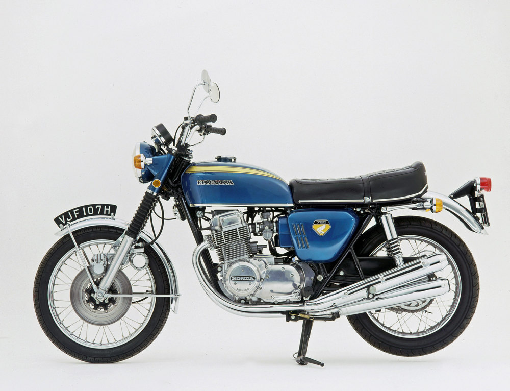 A 1970 Honda CB750 KO motorcycle