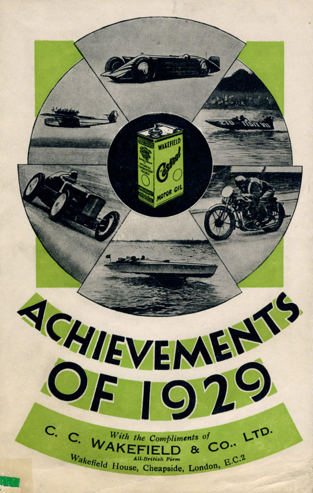 Castrol poster from 1929