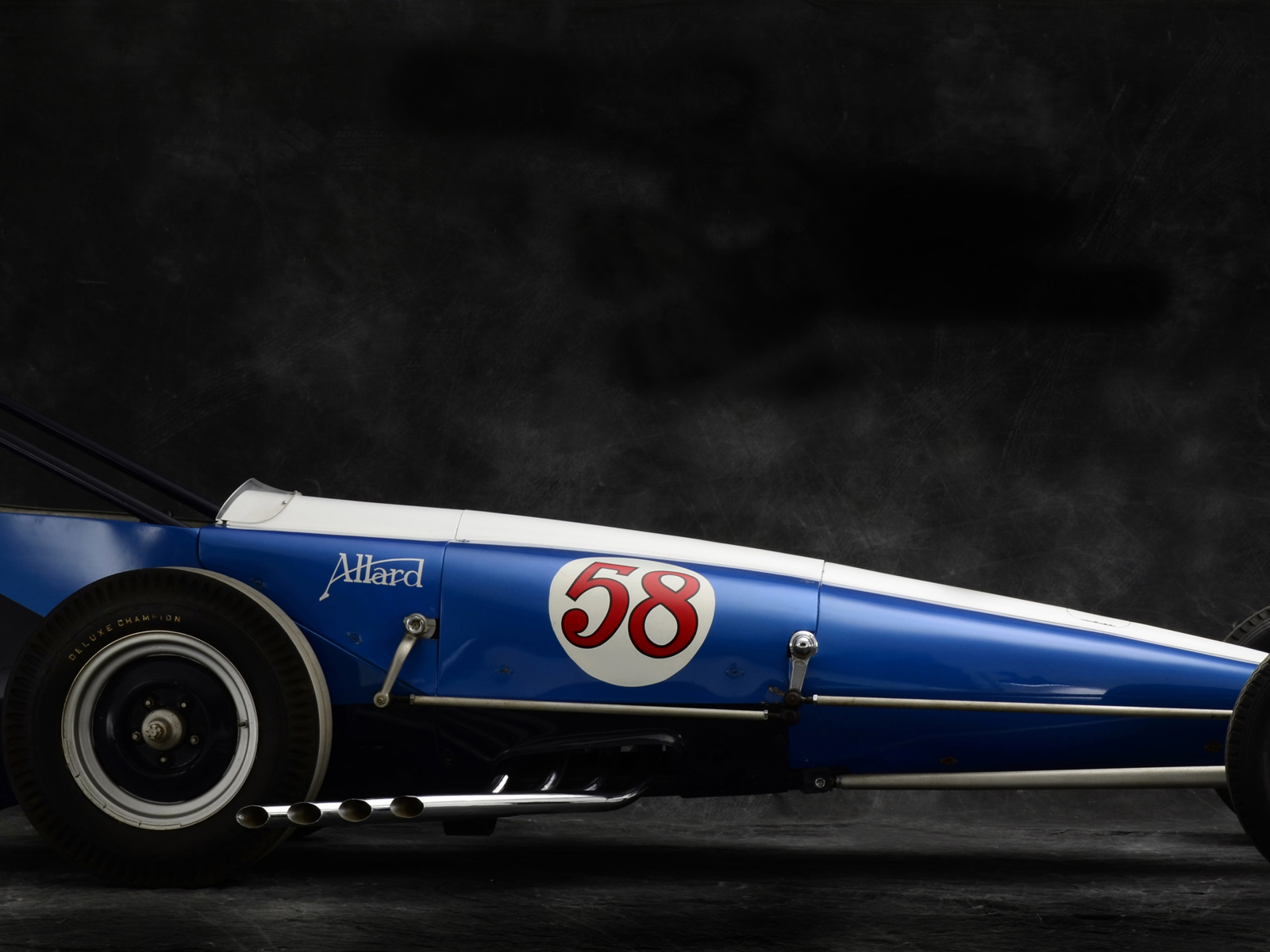 Allard Chrysler dragster at the National Motor Museum