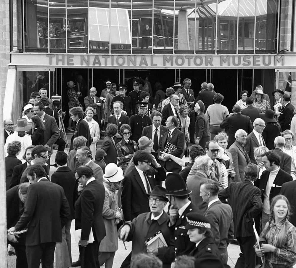 Crowd Gathers At Opening Of