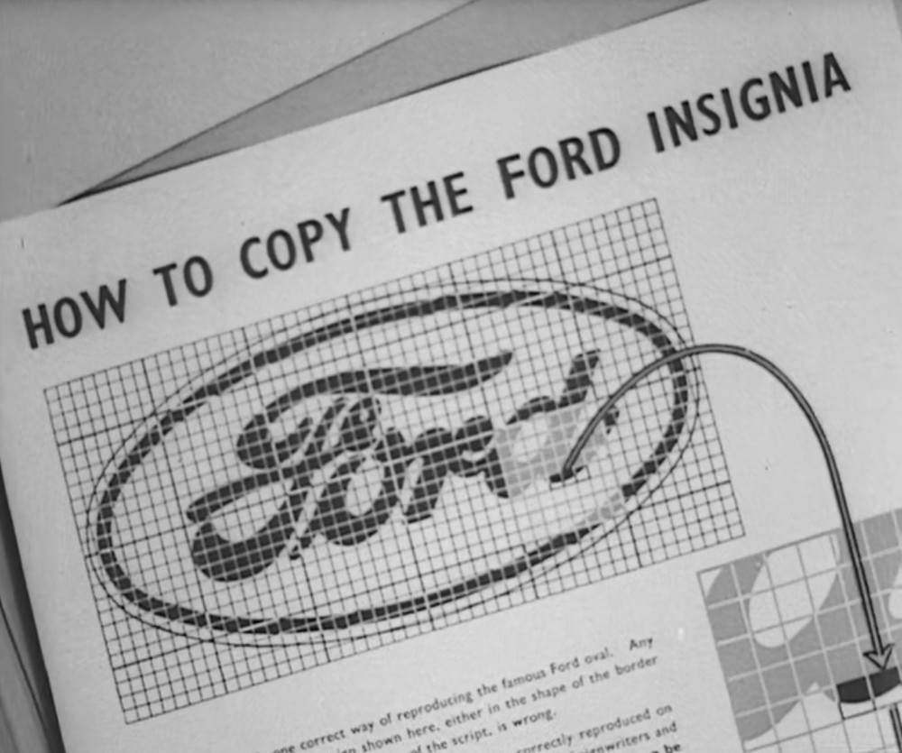 Signwriters Guide For The Ford Logo