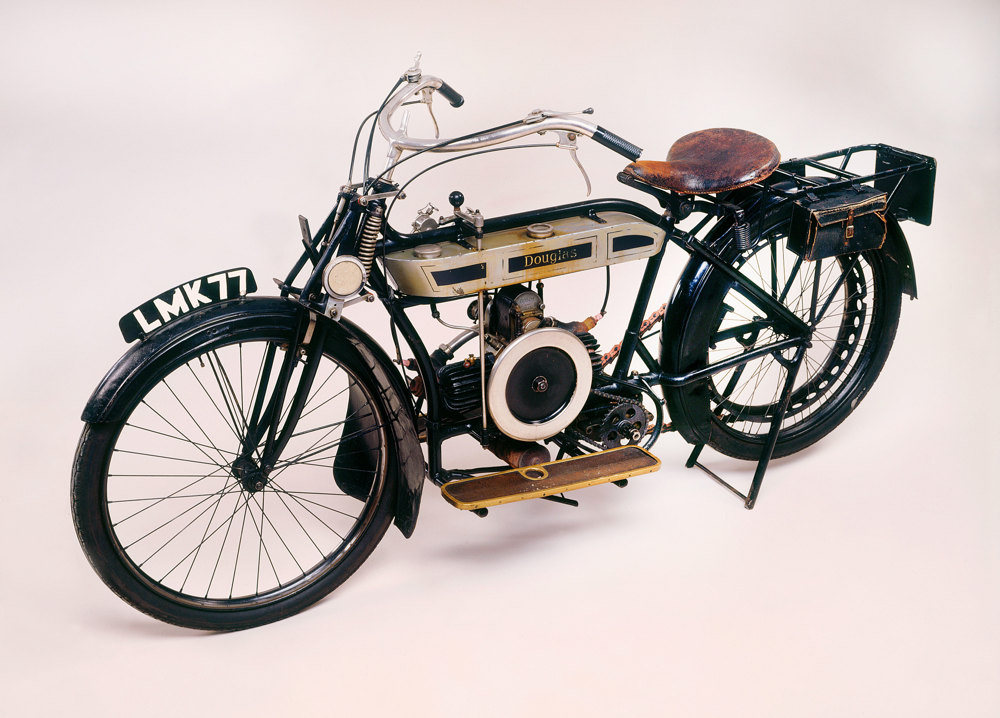 A 1913 Douglas Model R 2.75hp motorcycle