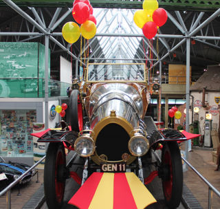 Chitty Chitty Bang Bang Car at 50th Anniversary Exhibition in the National Motor Museum