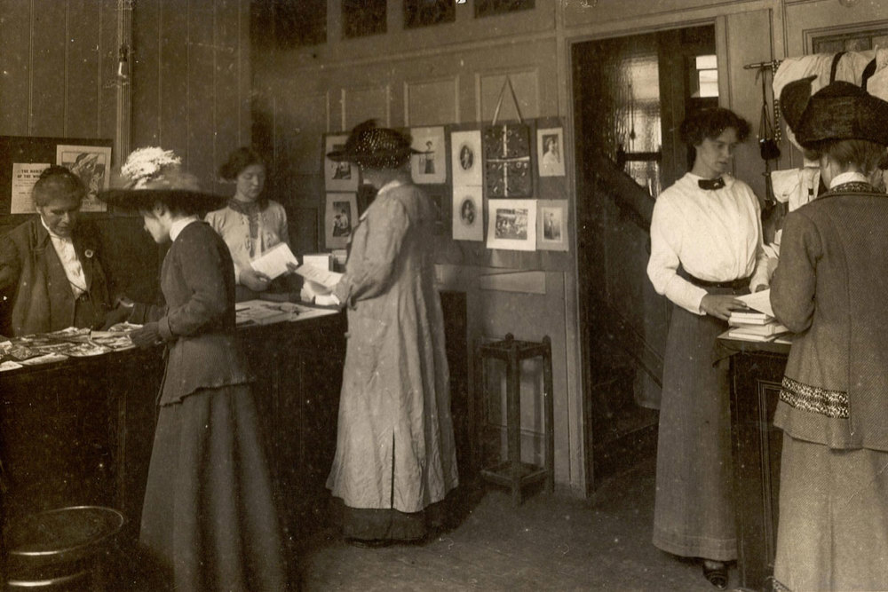 WSPU Offices at Clement’s Inn (The Women’s Library, LSE/Flickr)