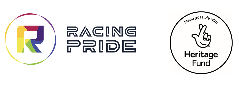 Racing Pride Online Exhibition Logos