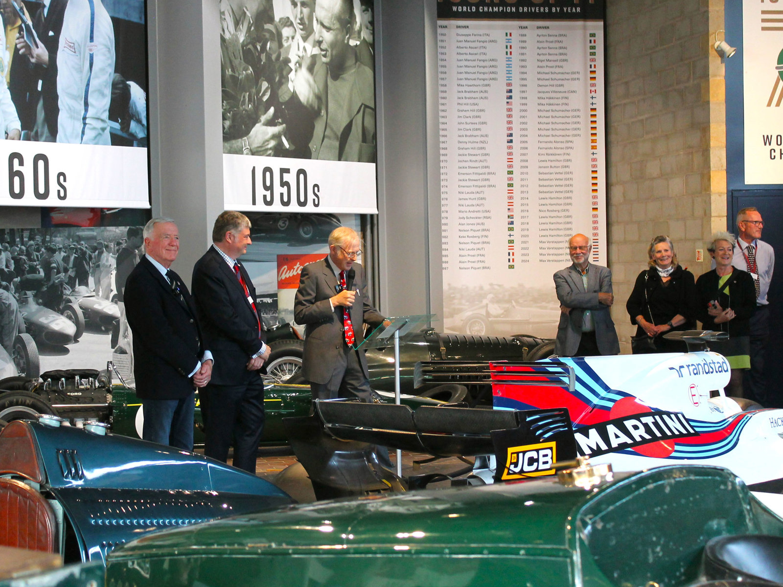 Mike Wilds Guy Loveridge and Lord Montagu of Beaulieu