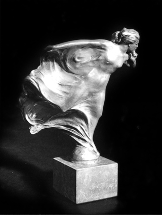 The Whisper mascot sculpted by Charles Sykes.