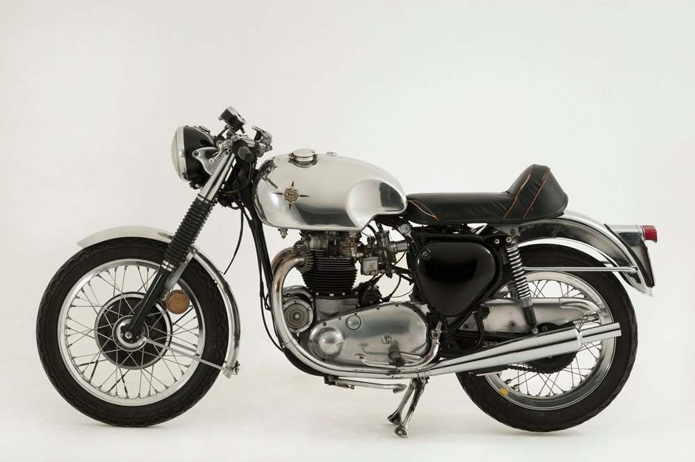 A 1961 BSA A10 Super Rocket motorcycle