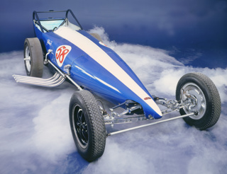 Allard Chrysler dragster at the National Motor Museum