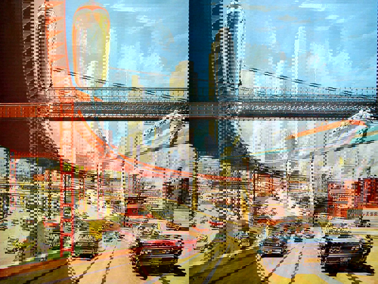 Klaus Burgle Traffic of the Future 1959