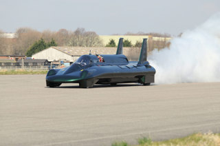 Record-breaking 2008 British Steam Car Inspiration in action