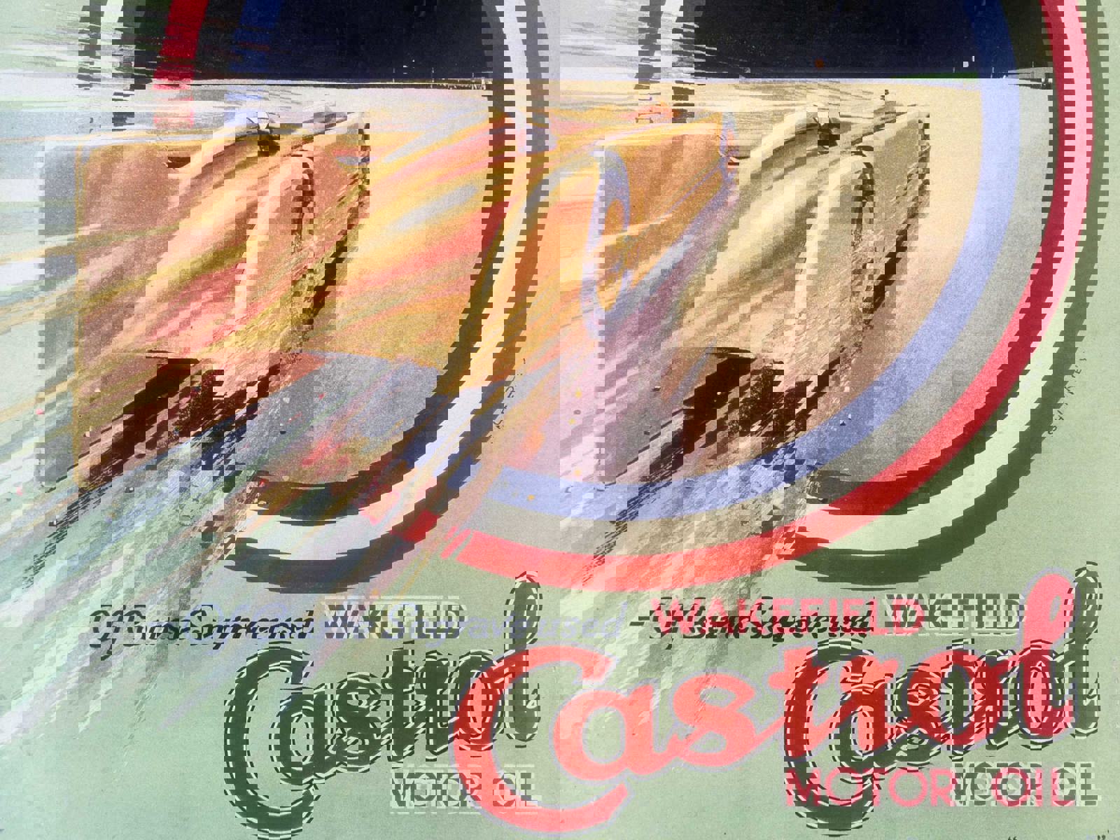 ‘Segrave uses Castrol’ poster