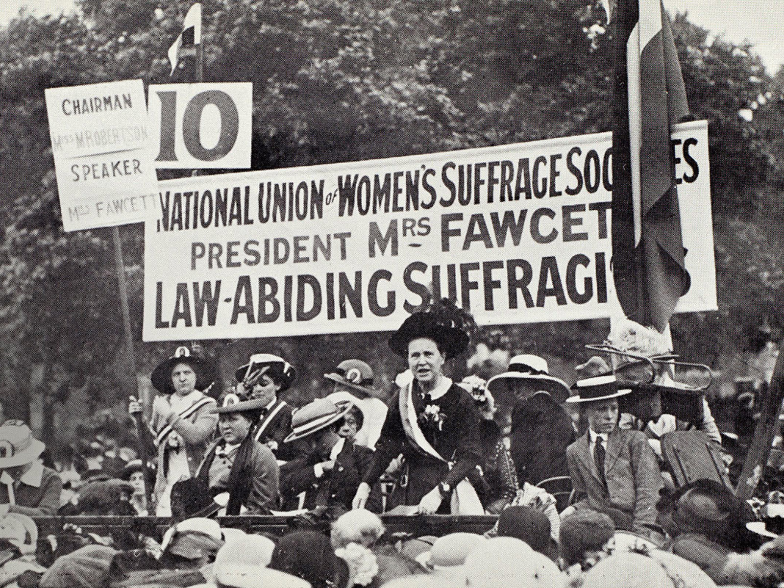 Millicent Fawcett, Hyde Park address, 1913 (The Women’s Library, LSE/Flickr )