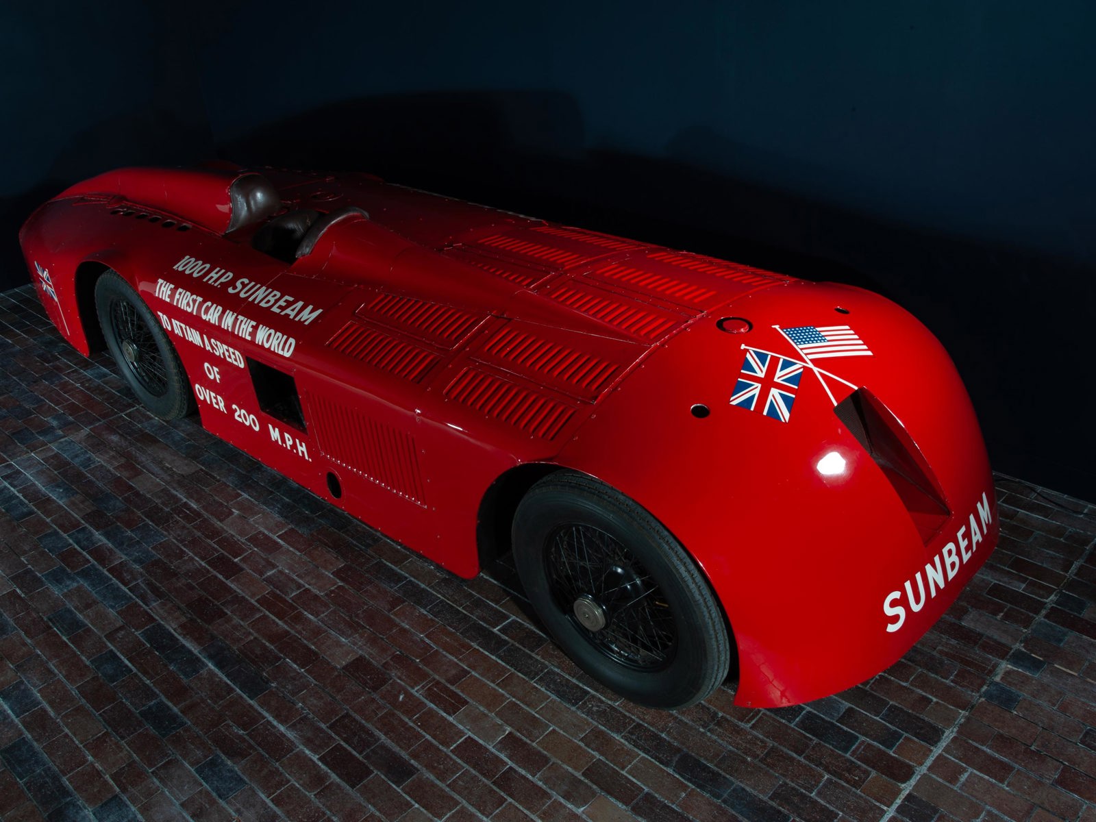 Sunbeam 1000hp at the National Motor Museum