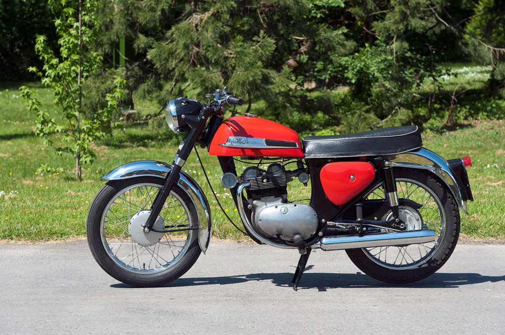 A 1961 Norton Jubilee 250cc motorcycle