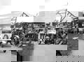 Opening of the National Motor Museum cavalcade with Prince Henry Vauxhall in centre and crowds