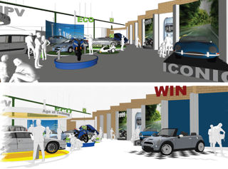 Concepts for the re-presentation of the National Motor Museum based on the Ages of Motoring